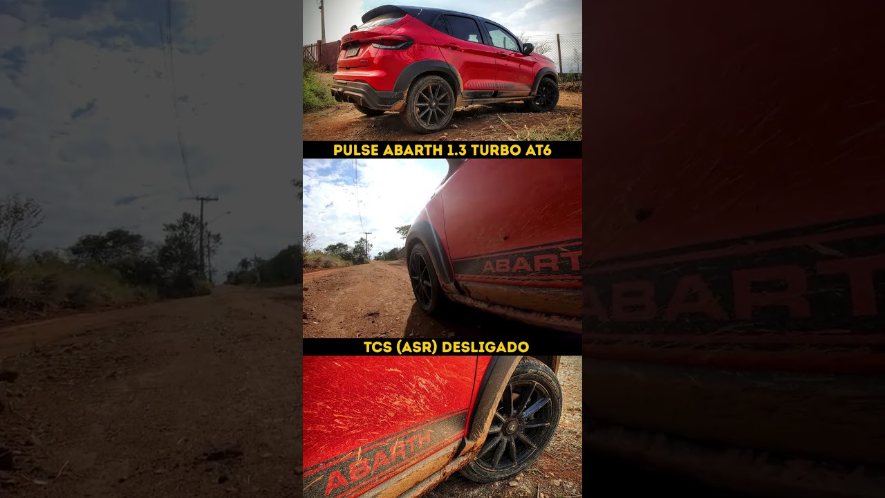 Pulse Abarth testa o controle de tração na terra!