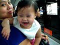 Baby laughing