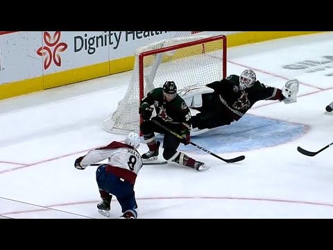 Adin Hill denies Makar with incredible OT save