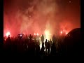 Ankunft des Mannschaftsbusses des FC Hansa Rostock