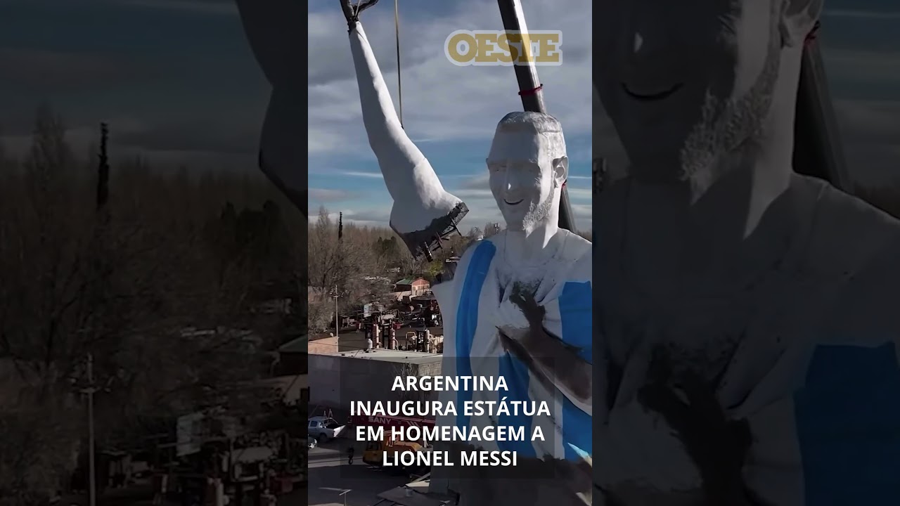Argentina Inaugura Estátua Em Homenagem A Lionel Messi