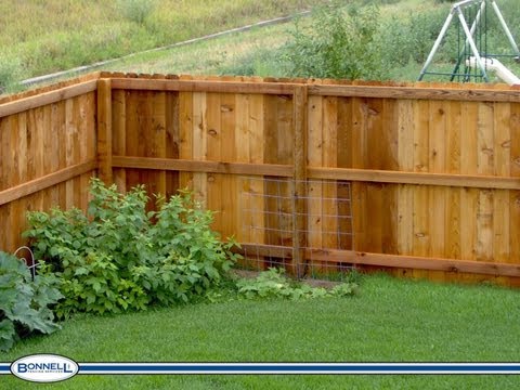 how to fit fence panels