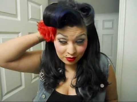 My way of Rockabilly hair styling