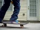 first day on a skate board