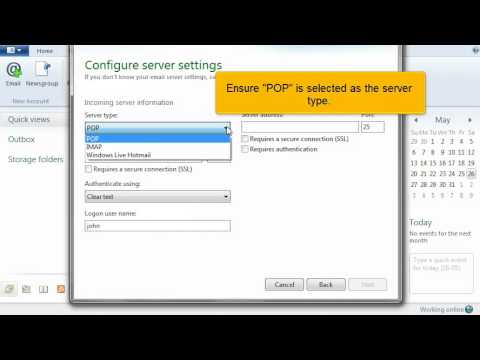 how to email with windows live