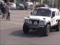 Serge Shkel and Antanas Juknevicius leaving Nice