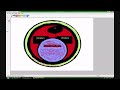 Me making my youtube logo using Paint.