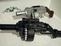 Tommy 20 custom mod Special Ops 13.5 volt nerf dart type gun laser sighted