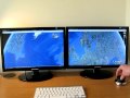 videos de Google Earth with Dual screen and 3D mouse