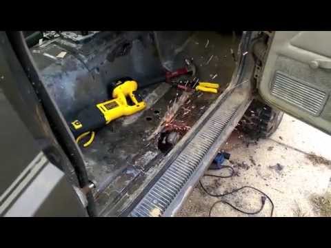 how to patch floor pans