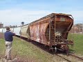 cn switcher and train flattens 3 bucks cn switcher and train flattens 3 bucks