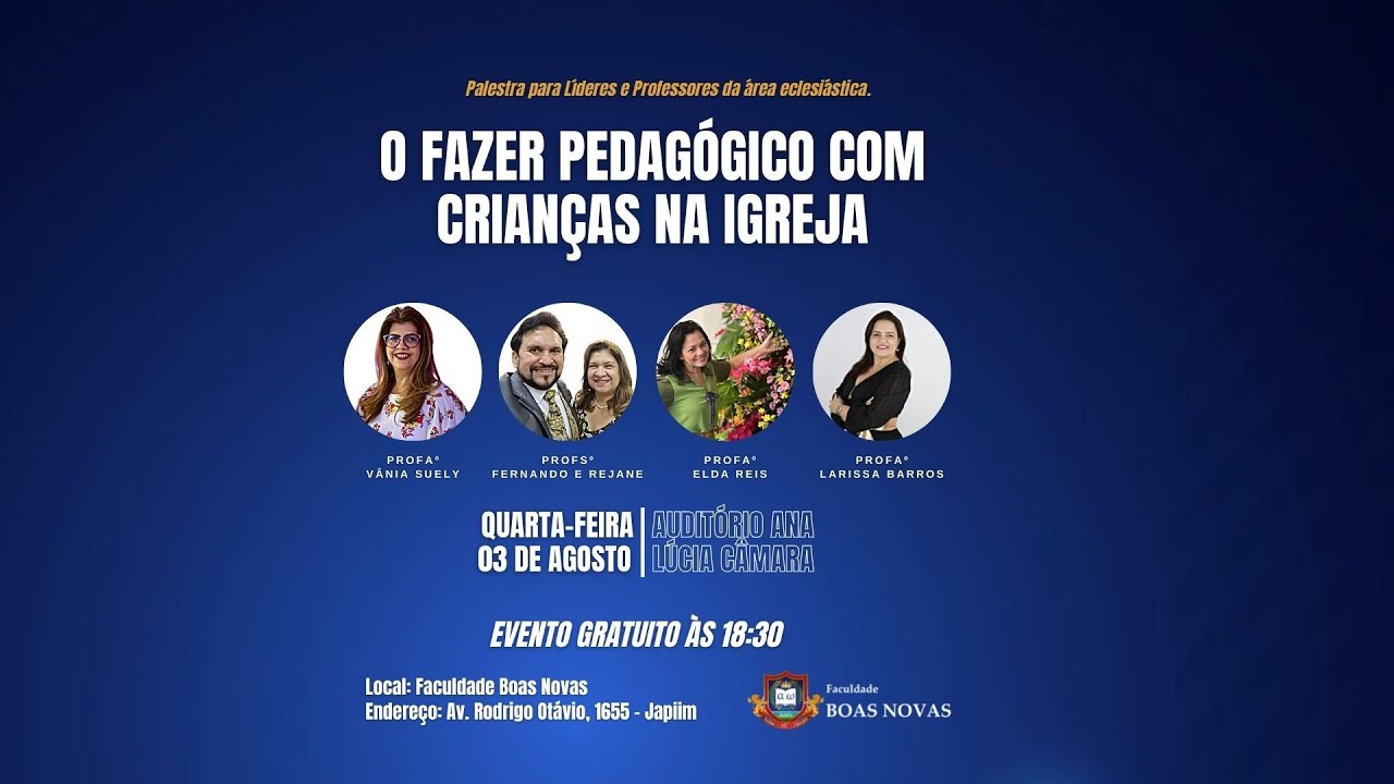 Minicurso - O Fazer Pedagógico com crianças na Igreja