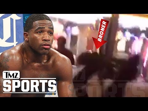 Boxer Adrien Broner Knocks Out Guy & Shoves Woman On Vegas Strip