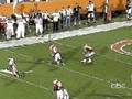 The Catch Godsey to Watkins Georgia Tech upsets Clemson