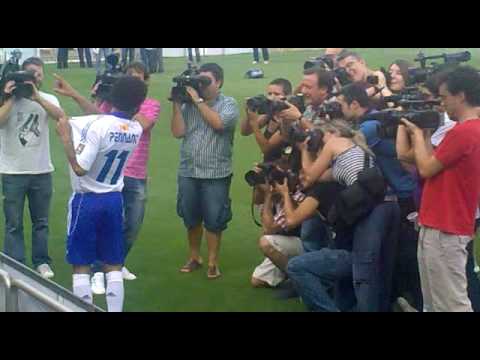 Presentaci&oacute;n en el Real Zaragoza