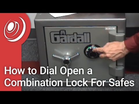 how to open combination lock