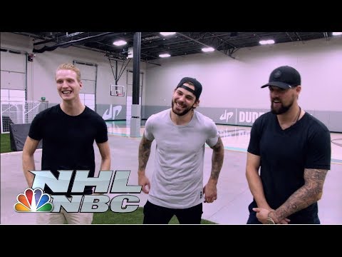 Video: Seguin, Benn, Klingberg battle with Dude Perfect I NHL I NBC Sports