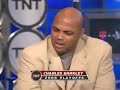 Hornets-Spurs Game 2 Halftime, Barkley as Super Hugo