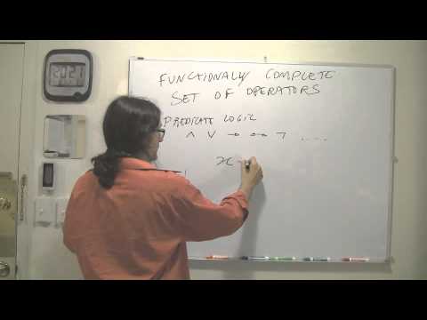 how to prove functionally complete