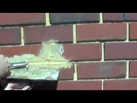 how to patch brick wall