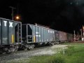 A perfect world! Three IAIS GP38-2's, 720, 717 and 721, lead the BICB west through Ottawa, IL.