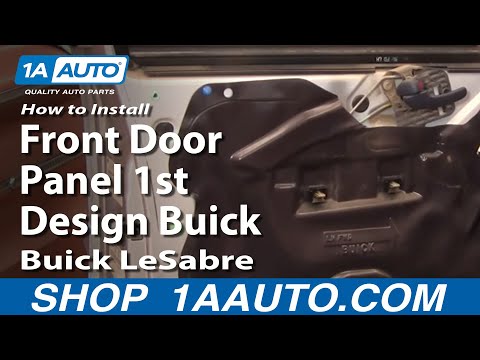 How To Install Remove Front Door Panel 1st Design Buick LeSabre 00-05 1AAuto.com