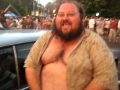 The Scene at SPAC Phish Show Entrance in the Rain