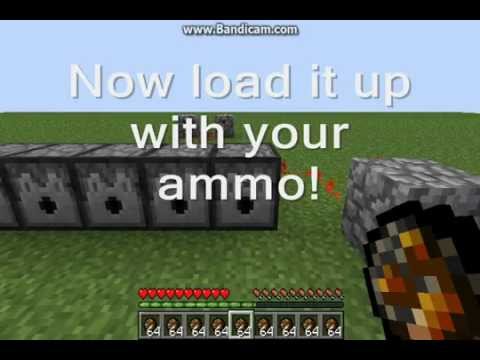 how to make a gun i minecraft