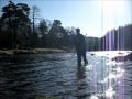 Salmon Fishing on the Scottish River Dee (Commonty beat) for Springers, March 2011