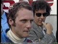 Formula One Lauda and Montezemolo interview 1974 Formula One Lauda and Montezemolo interview 1974