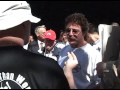 Pissed-off fireman at Ground Zero (9/11/06)