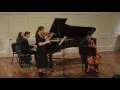 Etude Op. 2 No. 1 by Alexander Scriabin,
Performed by Katarina Spasojevic (age 11), violin; Emilia Spasojevic (age 13),
		cello; Simonida Spasojevic (age 16), piano
June 16. 2017 at the Rivers School Conservatory