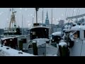 Flensburg im Winter mit Schnee