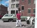 Michael Bonnici Juggles a Flaming Chainsaw Michael Bonnici Juggles a Flaming Chainsaw