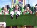 calem on ride in blackpool