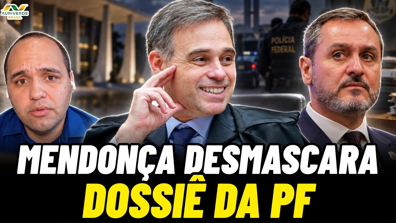 Mendonça expõe falhas graves e vira o jogo contra a PF!