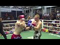 Tim (Tiger Muay Thai) scores a KNEE to the HEAD KO @ Bangla Thai Boxing Stadium