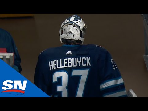 Joe Thornton Scores, Chases Connor Hellebuyck From Jets' Net