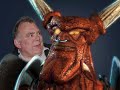 the omnious mentor voice, done by richard ridings, in dungeon keeper 2 always updates you about what's happening in your dungeon, but sometimes he gives you some funny remarks, for instance when you are playing late at night.