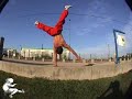 one hand stand