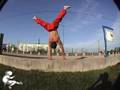 one hand stand