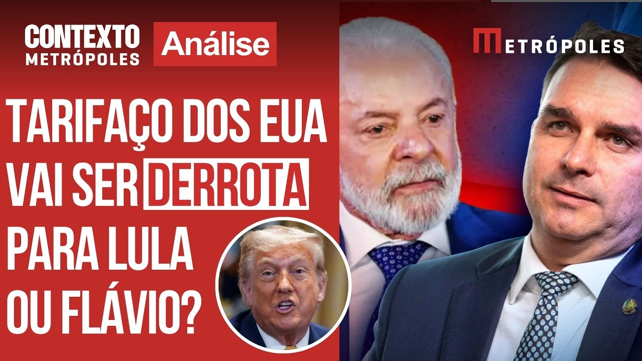 Flávio Bolsonaro provoca Lula: "É o único que quer o tarifaço"