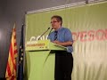 Saura i Gaspar LLamazares a San Feliu de LLobregat