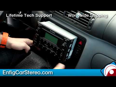 how to remove cd player from vw passat 2003