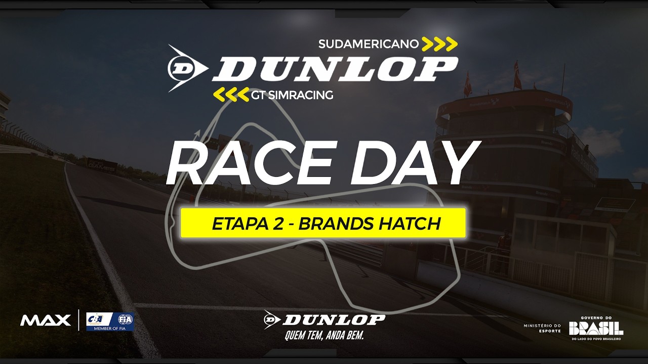 Campeonato Sudamericano  Dunlop GT SIMRace - 2ª ETAPA (BRANDS HATCH) AO VIVO