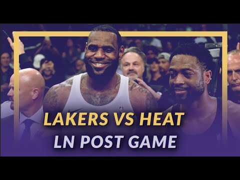 Video: Lakers Discussion: Lakers Beat the Heat, LeBron & D-Wade's Last Matchup, Kuz Scores 33
