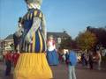miss cantine lors du rigodon pour le defile de tradi'flandre