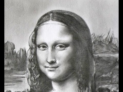 how to draw mona lisa