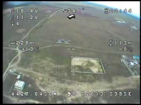 Watch RC Video: 'Tricopter fpv 120m height flyght in strong winds and crash on the roof'