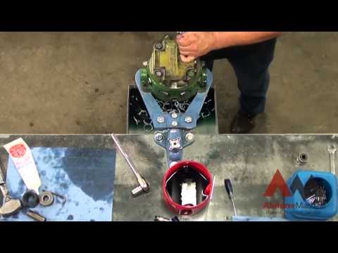 how to rebuild john deere hydraulic pump